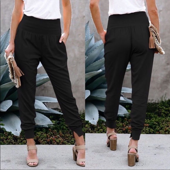 Comfy Chic Sassy Pocketed Joggers/Pants - Picture 3 of 3